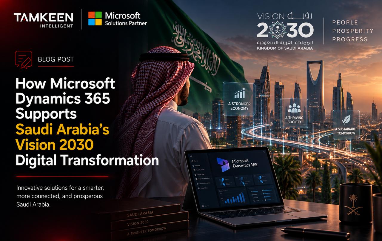 How Microsoft Dynamics 365 Supports Saudi Arabia’s Vision 2030 Digital Transformation